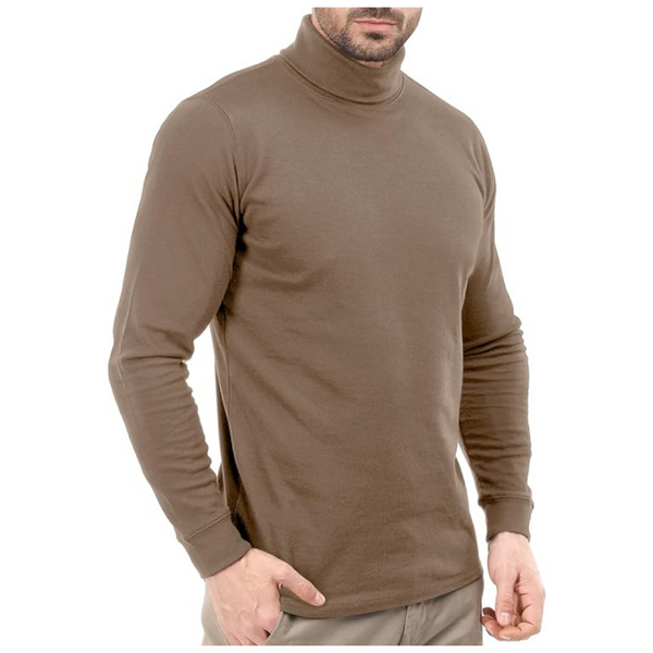 Utopia Wear Men's Turtleneck Slim Fit Lightweight Pullover Top