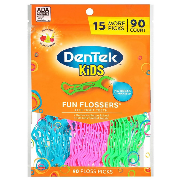 90-Count DenTek Kids Fun Flossers (Wild Fruit)