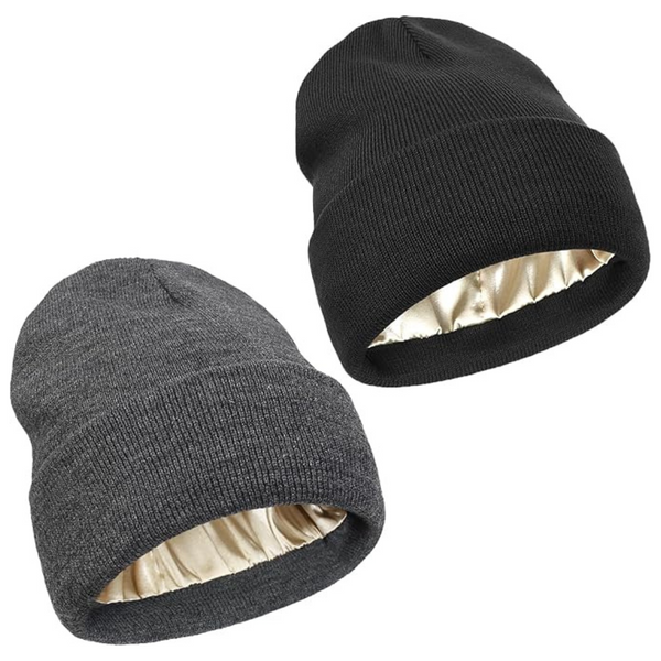 50%: Facecozy Satin Lined Beanie Hats For Women (Various)