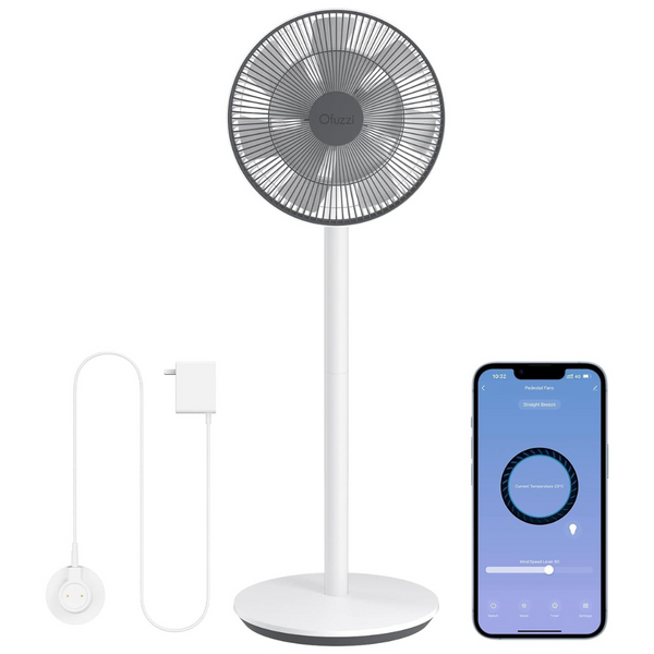 Ofuzzi Breeze 10 Pro+ Smart 140 Deg. Oscillating Pedestal Fan