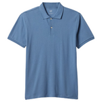 Gap Factory Men's Stretch Pique Polo Shirt (Bainbridge Blue)