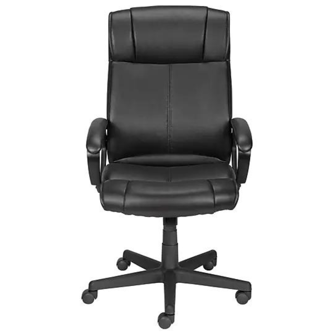 Staples Turcotte Ergonomic Luxura Swivel Computer & Desk Chair (Black)