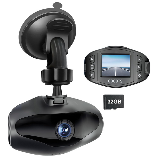 1080P FHD Mini Dashcam Car Camera With 32GB SD Card