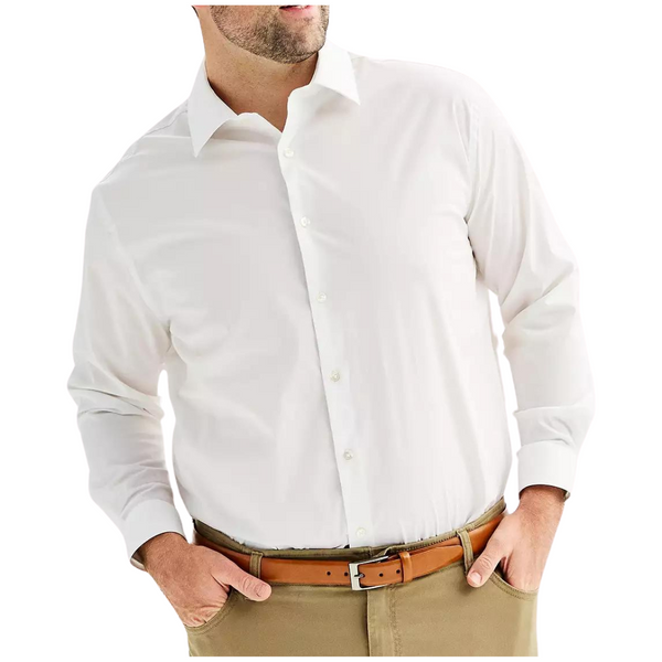 Apt. 9 Premier Flex Spread-Collar Mens Dress Shirt (White)