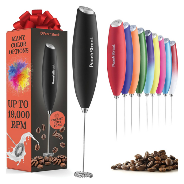 Battery Operated Powerful Handheld Stainless Steel Frother