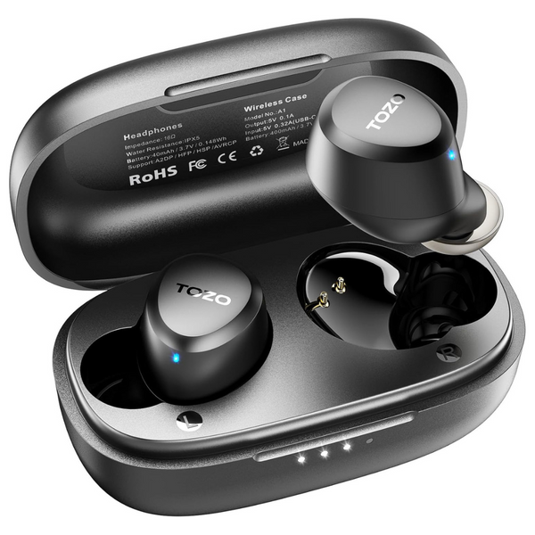 Tozo A1 Mini Wireless Earbuds With Charging Cas