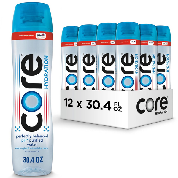 12 Bottles Of Core Hydration Perfectly Balanced Water (30.4 Fl Oz Bottles)