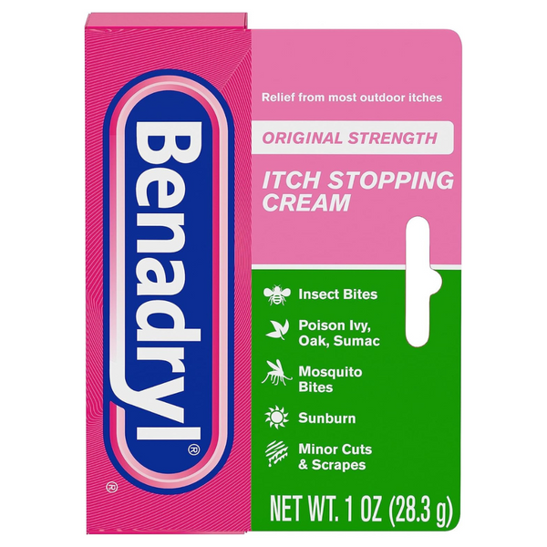 Benadryl Original Strength Itch Stopping Anti-Itch Cream (1 Oz)