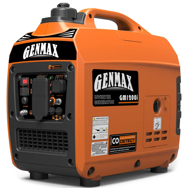 Genmax 1200W Ultra-Quiet Gas Engine Portable Generator