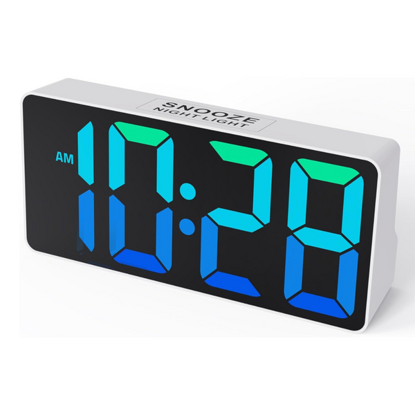 Mesqool Dynamic RGB Clock With Large Display