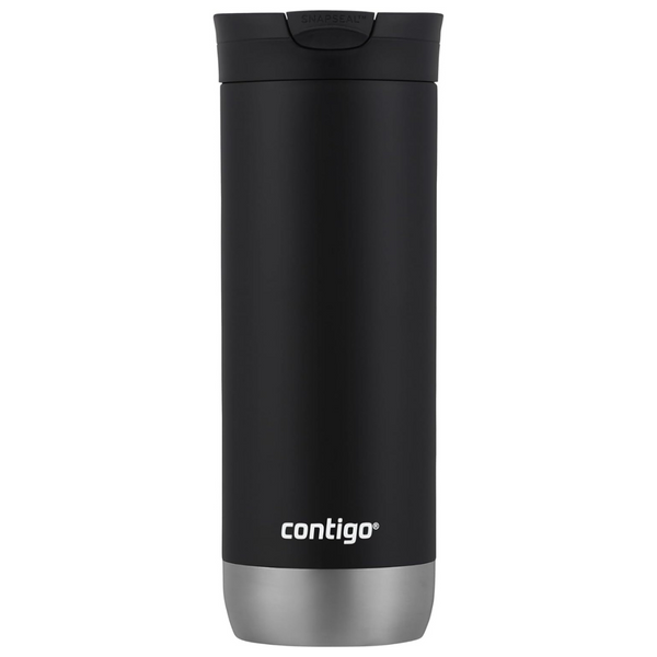 16oz Contigo Stainless Steel Insulated Travel Mug With Lid (Licorice)