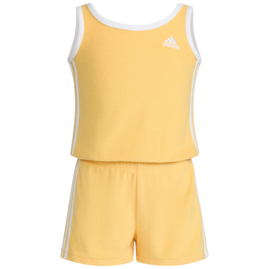 Adidas Girls Sportswear Terry Cloth Romper