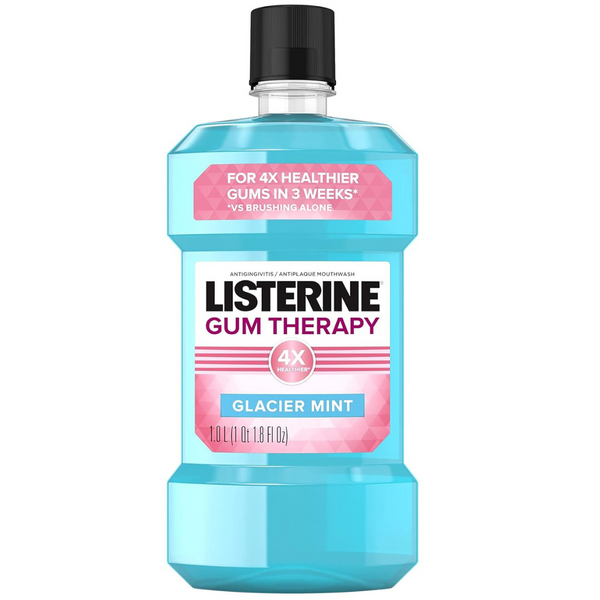 Listerine Antiplaque & Anti-Gingivitis Glacier Mint Mouthwash