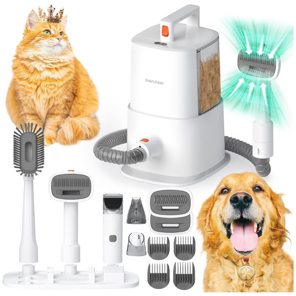 Pet Grooming Vaccum Kit W/ 3 Suction Mode & 2.5L Dust Cup