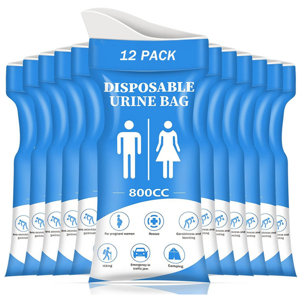 12-Piece Dibbatu Disposable Urine Bag (800ml)