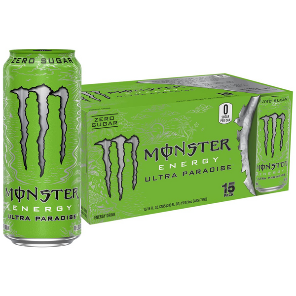 15-Pack Monster Energy Ultra Paradise Sugar Free Energy Drink (16oz)