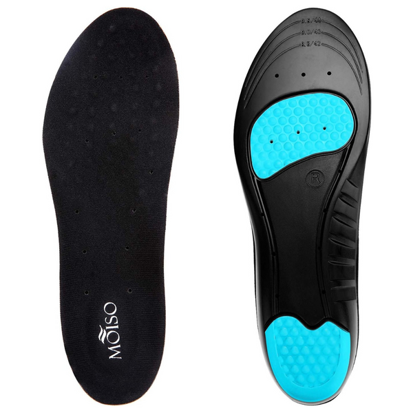 Non-Slip Low Arch Support Memory Foam Insoles (Various)