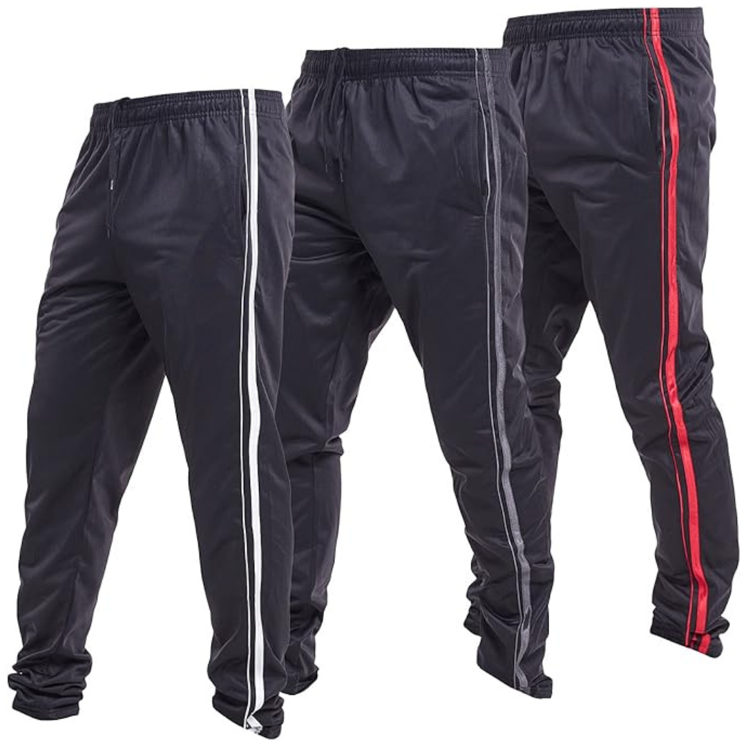 3-Pack Ultra Performance Men's Joggers With Zipper Pockets (Various)