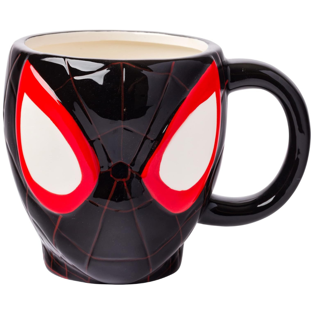 Spider-Man Miles Turn 3D Sculpted Ceramic Coffee Mug