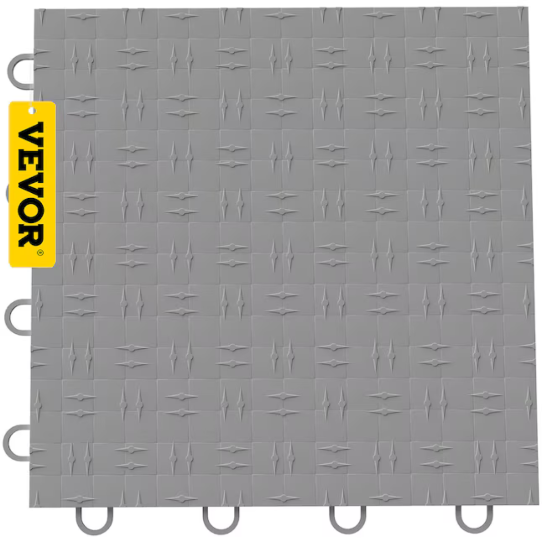 50-Pack Vevor 12-In x 12-In Garage Floor Tiles