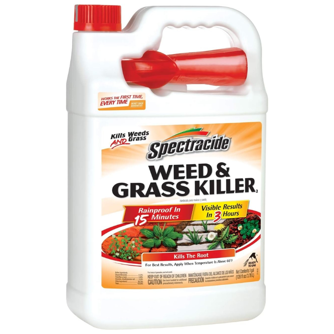 Spectracide Ready-To-Use Weed & Grass Killer Sprayer, 1-Gallon/128oz