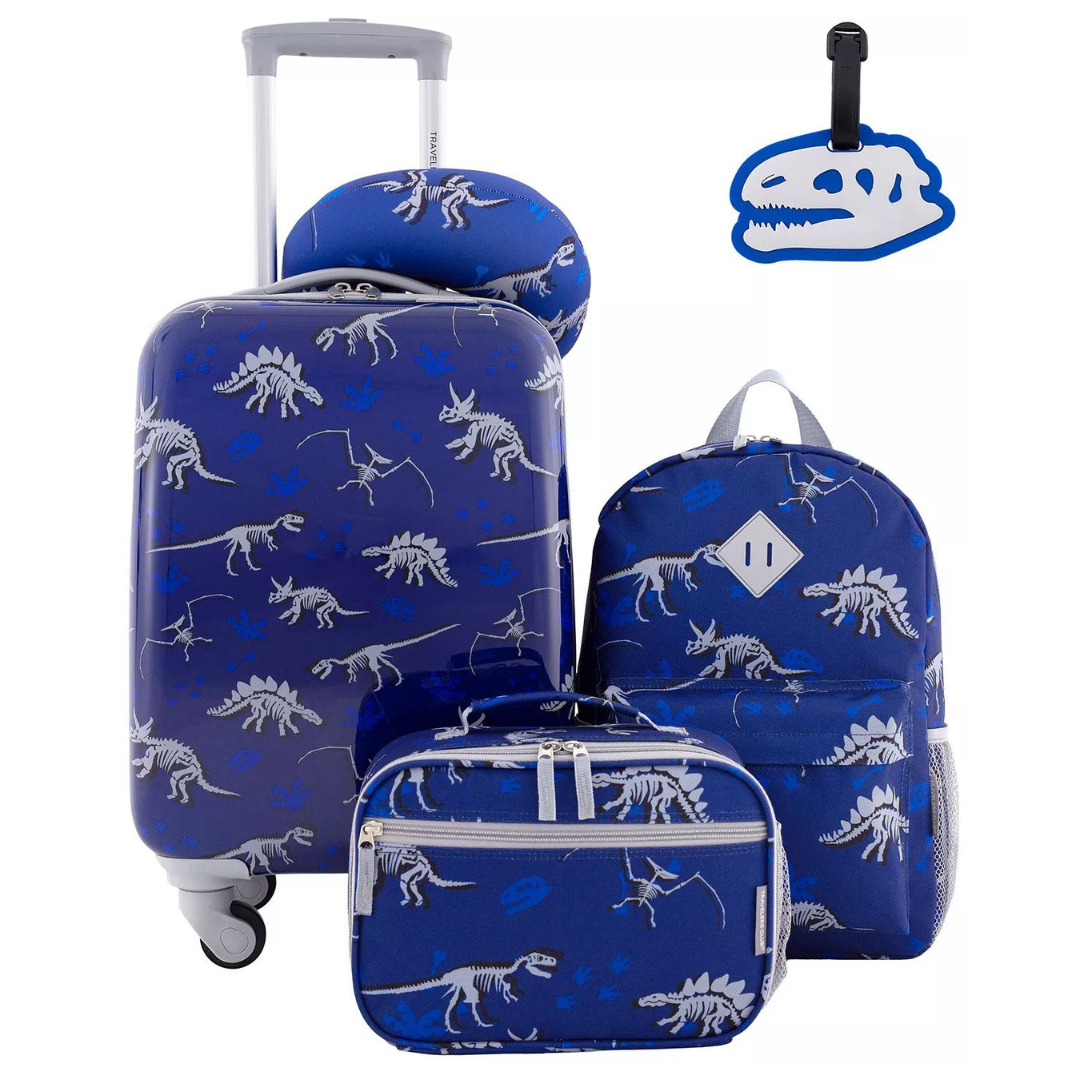 Travelers Club Kids Hard Side Carry-On Spinner 5-Pc Luggage Set (Various)