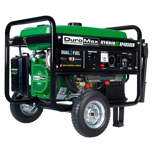 DuroMax XP4850EH 4850-Watt 210cc Dual Fuel Hybrid Generator