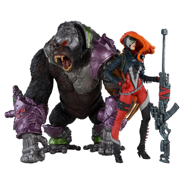 2-Pack McFarlane Toys Spawn She-Spawn & Cygor Action Figure