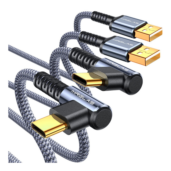 Mrglas 2-Pack USB A To USB C Fast Charging Cable