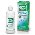 2-Pack 10Oz Opti-Free PureMoist Contact Lens Solution With Case