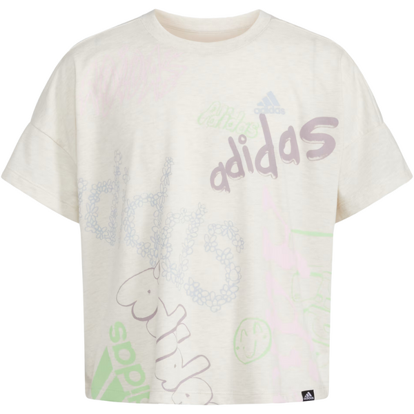 Adidas Girls Sportswear S24 Loose Htr Box T-Shirt (Various)