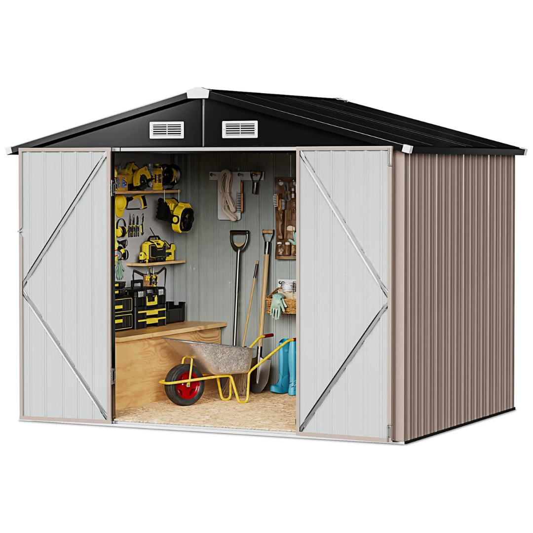 Aoxun 6.4x4 Ff Outdoor Metal Storage Shed