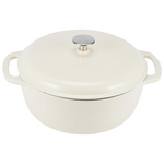 Amazon Basics 4.3-Quart Enameled Cast Iron Round Dutch Oven (Various)