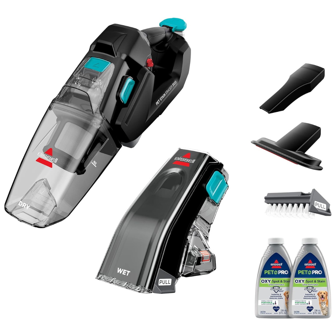 Bissell 2-In-1 Large Cordless Portable Deep Cleaner And Hand Vacuum
