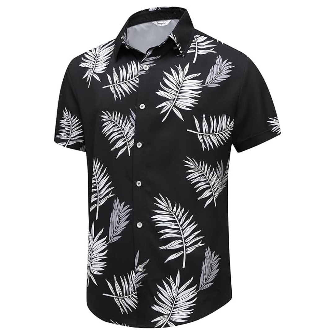 Men's Short Sleeves Button Down Hawaiian Shirt