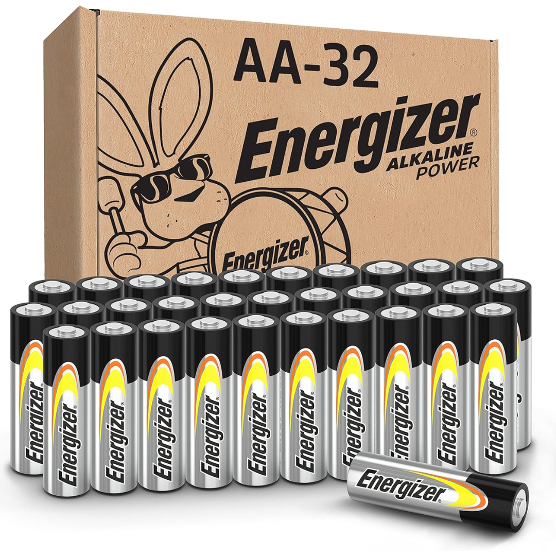 32-Count Energizer AA Alkaline Batteries