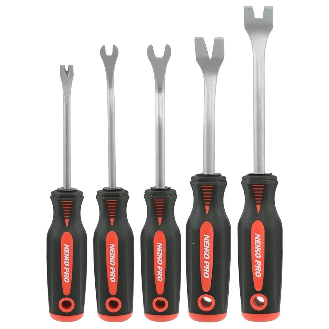 5-Piece Neiko 20596B Auto Trim Panel Removal Tool Set With Soft Grip