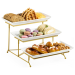 3-Tier Serving Stand Porcelain Serving Platter