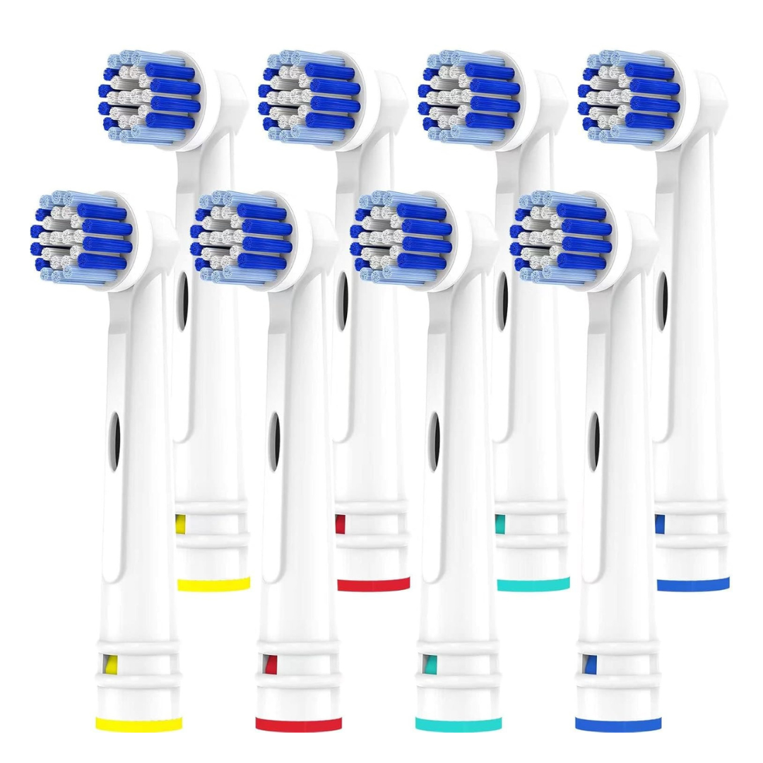 8-Pack Voguish Oral B Braun Electric Replacement Toothbrush Heads