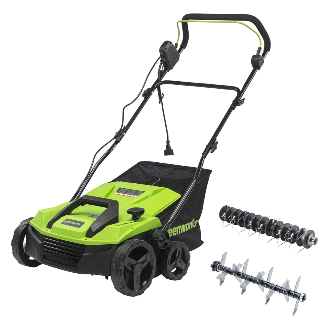 Greenworks 13 Amp 14" Corded Dethatcher / Scarifier