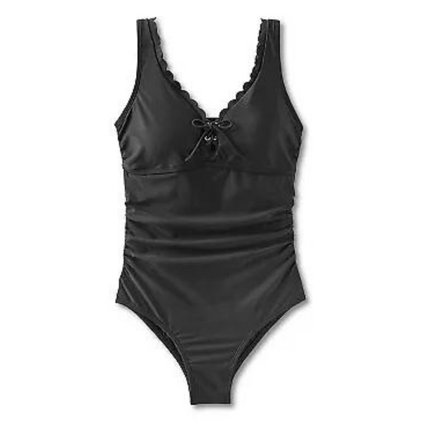 Kona Sol Women's Scallop Edge One Piece Swimsuit