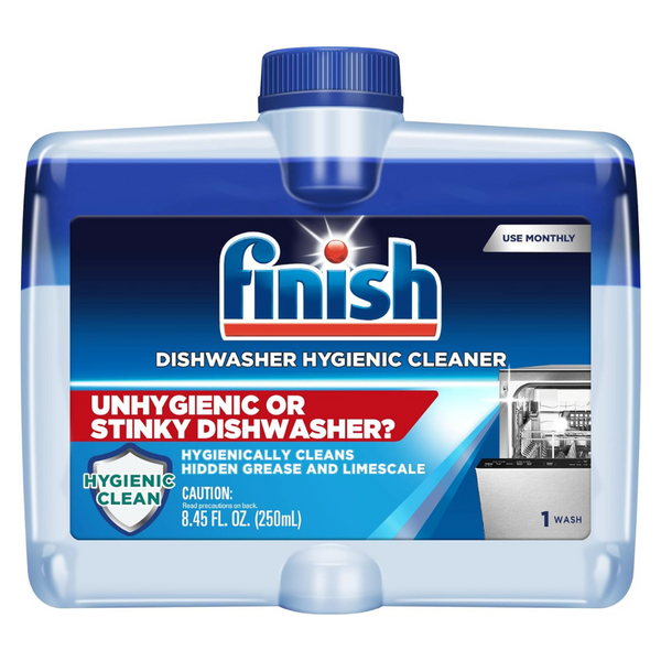 8.45oz Finish Dual Action Liquid Dishwasher Cleaner (Fresh)