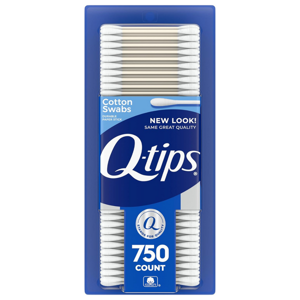 750-Count Q-tips Cotton Swabs For Hygiene & Beauty Care