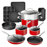 15-Piece Granitestone Non Stick Kitchen Cookware Sets