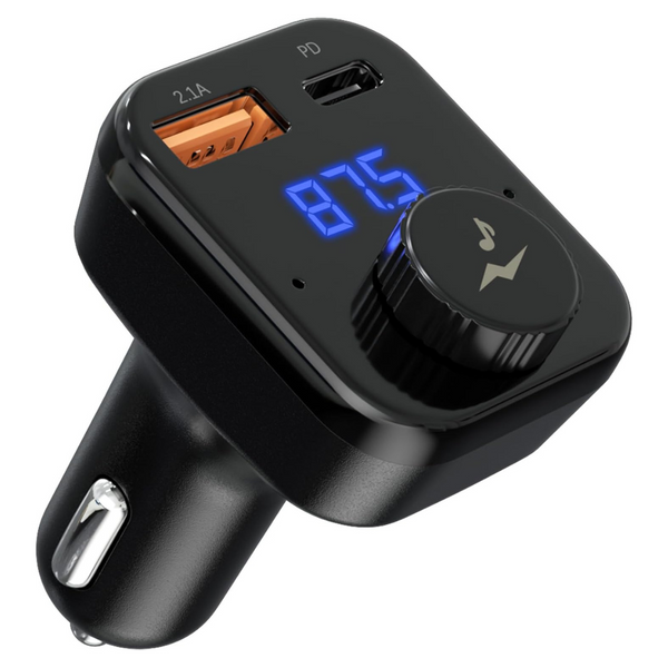 Miufly Voice Control Bluetooth FM Transmitter Car Adapter