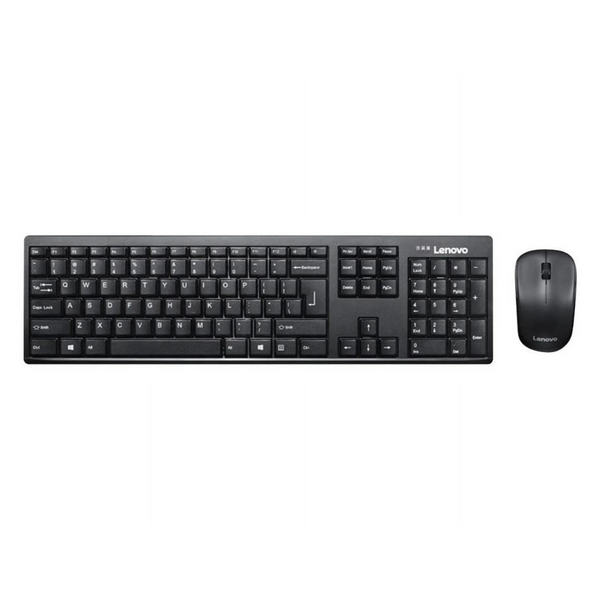 Lenovo 100 Wireless Keyboard And Mouse Combo Cordless Set