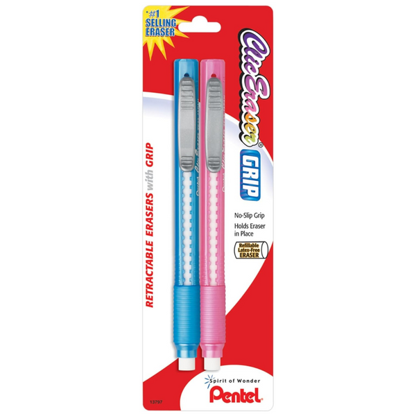 2-Pack Pentel Clic Erasers