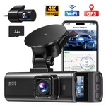 RedTiger 4K Front and Rear Dual Dash Camera [Certified Refurb]