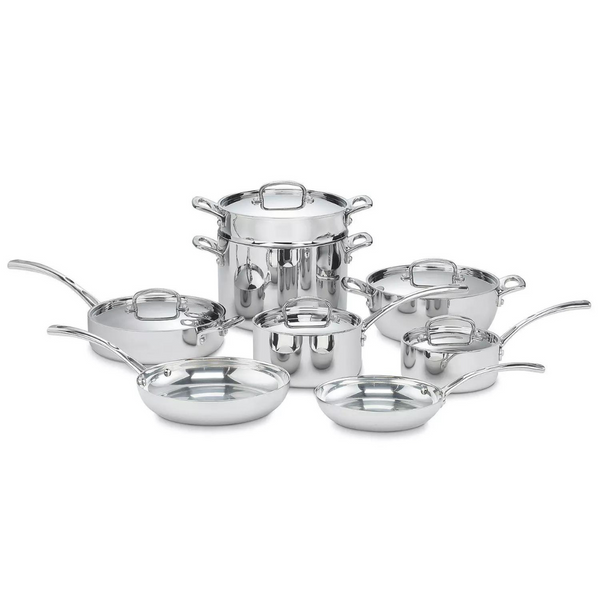 13-Piece Cuisinart French Classic Tri-Ply Stainless Steel Cookware Set