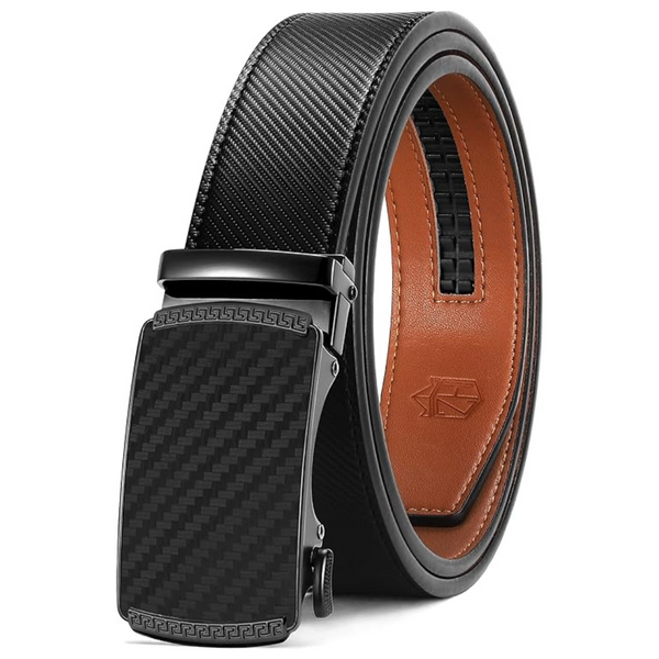 Zitahli Men's Premium Leather Slide Belt